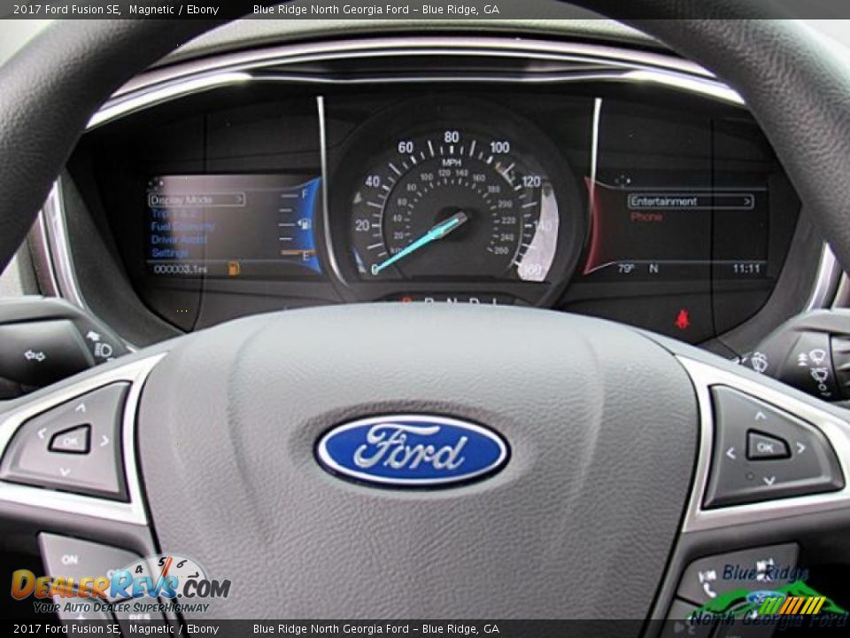 2017 Ford Fusion SE Magnetic / Ebony Photo #18