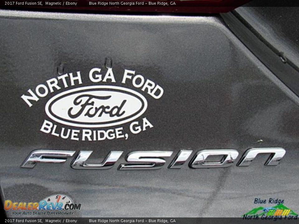 2017 Ford Fusion SE Magnetic / Ebony Photo #35