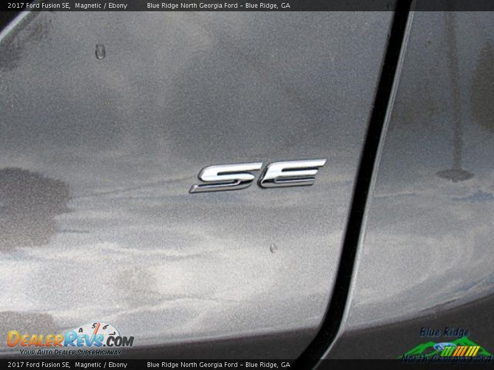 2017 Ford Fusion SE Magnetic / Ebony Photo #36