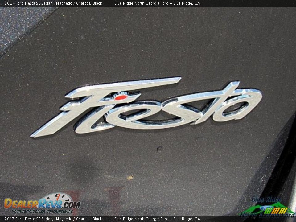 2017 Ford Fiesta SE Sedan Magnetic / Charcoal Black Photo #36