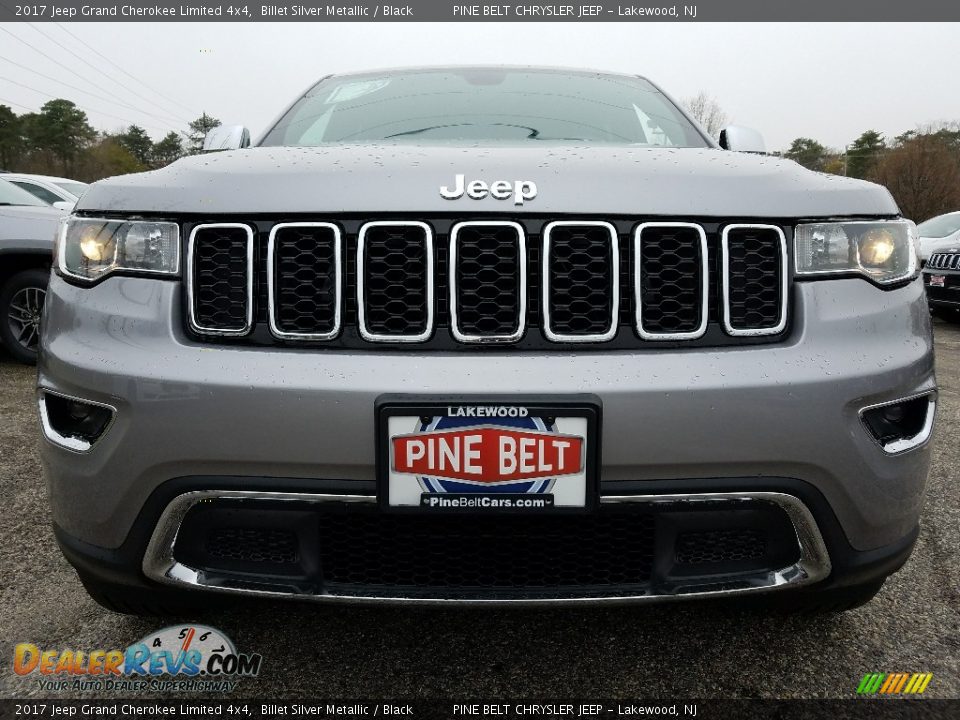 2017 Jeep Grand Cherokee Limited 4x4 Billet Silver Metallic / Black Photo #3