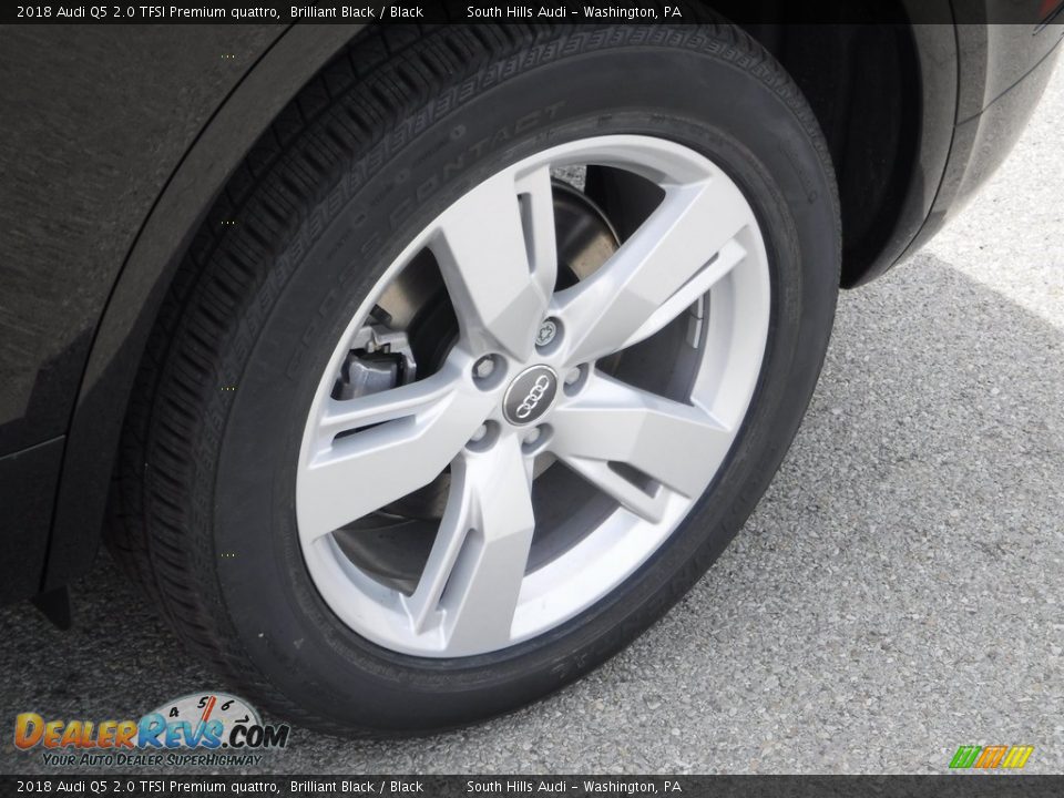 2018 Audi Q5 2.0 TFSI Premium quattro Brilliant Black / Black Photo #4