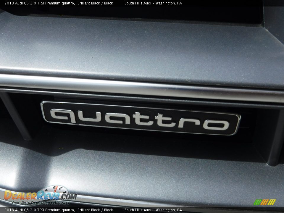 2018 Audi Q5 2.0 TFSI Premium quattro Brilliant Black / Black Photo #6