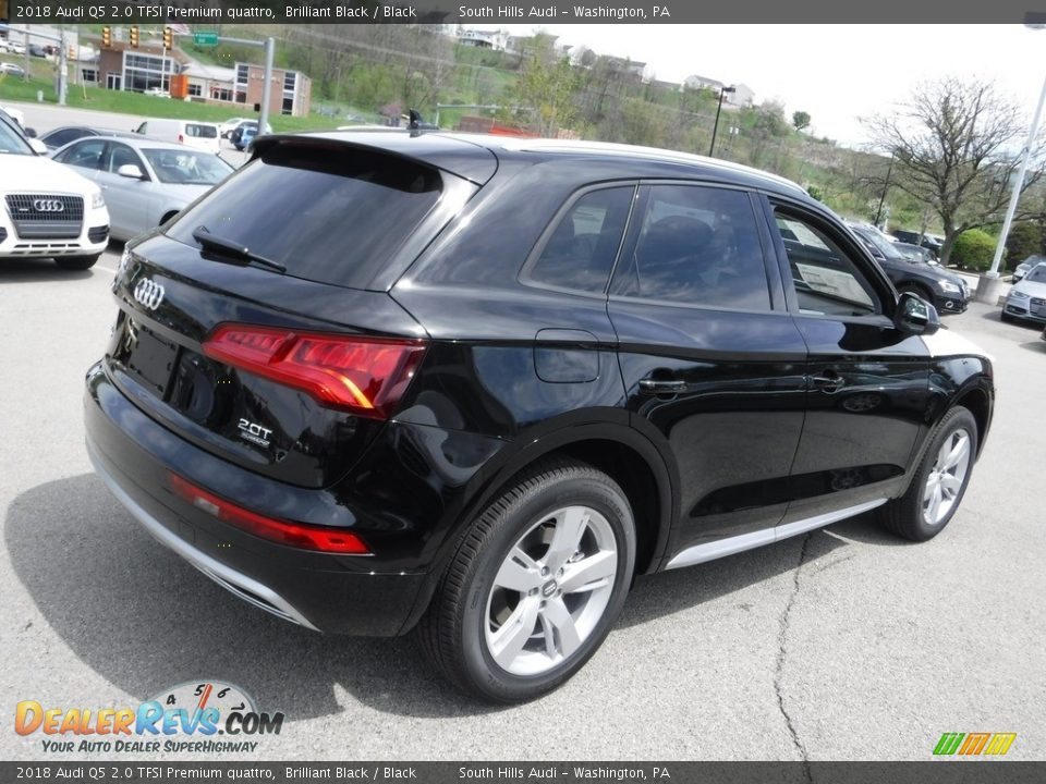 2018 Audi Q5 2.0 TFSI Premium quattro Brilliant Black / Black Photo #11
