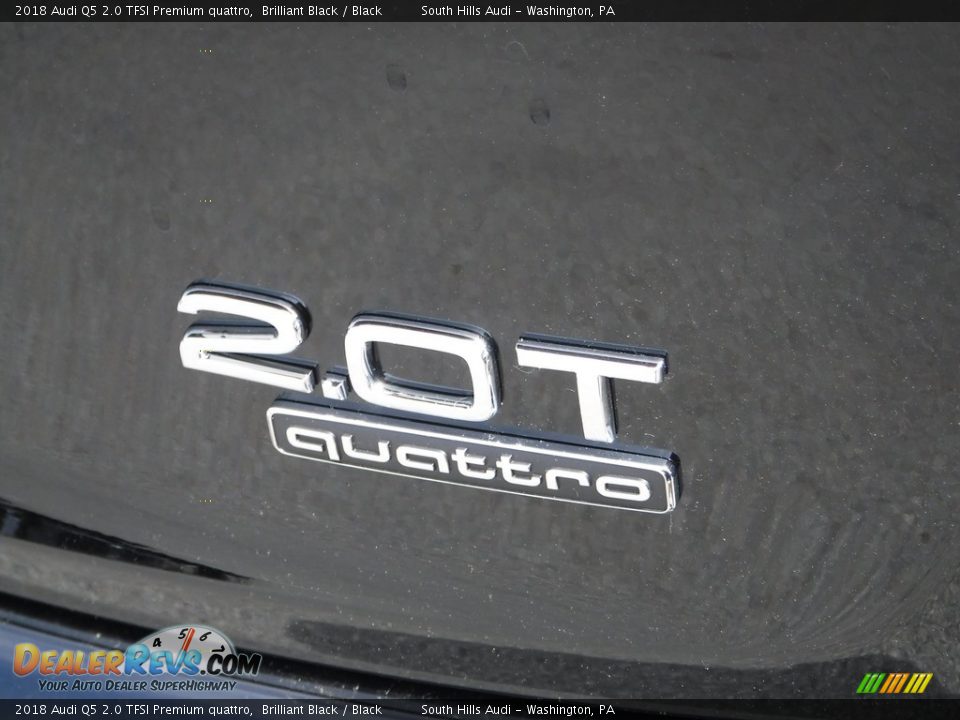 2018 Audi Q5 2.0 TFSI Premium quattro Brilliant Black / Black Photo #12