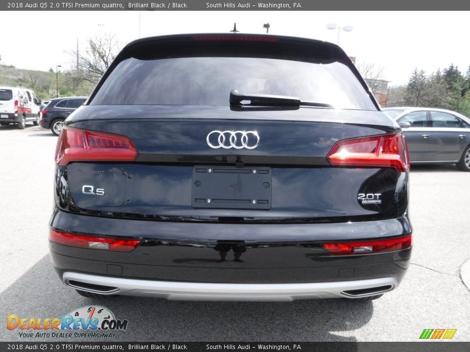 2018 Audi Q5 2.0 TFSI Premium quattro Brilliant Black / Black Photo #13