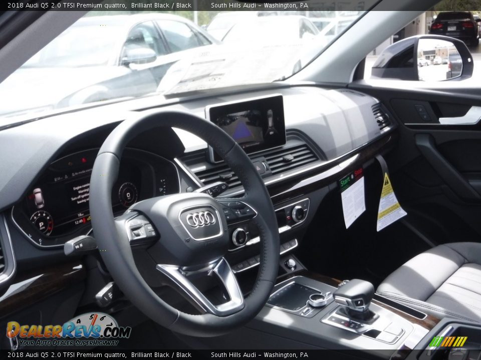 2018 Audi Q5 2.0 TFSI Premium quattro Brilliant Black / Black Photo #17