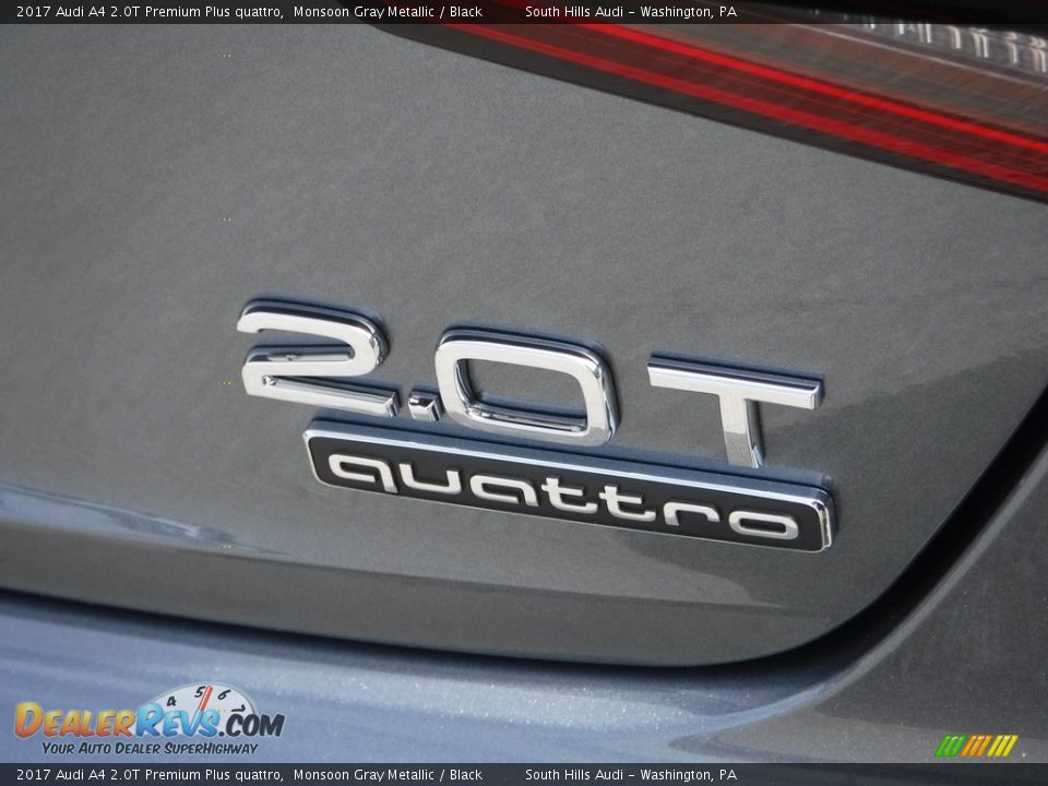 2017 Audi A4 2.0T Premium Plus quattro Monsoon Gray Metallic / Black Photo #13