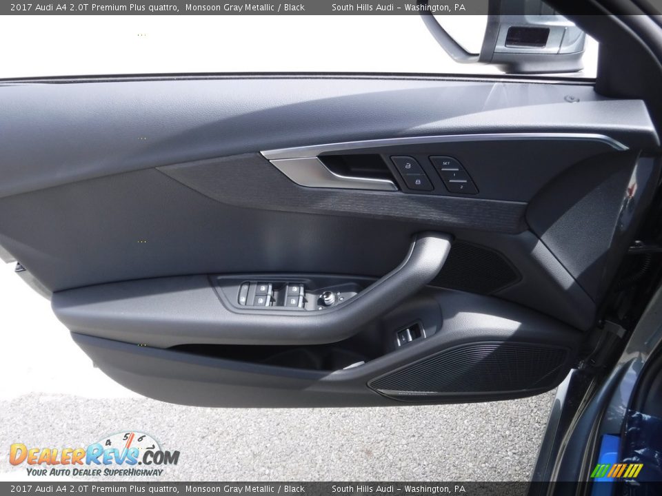 2017 Audi A4 2.0T Premium Plus quattro Monsoon Gray Metallic / Black Photo #21