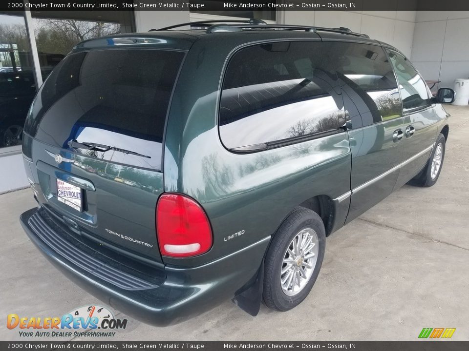 2000 Chrysler Town & Country Limited Shale Green Metallic / Taupe Photo #3