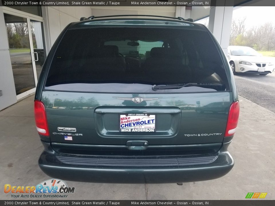 2000 Chrysler Town & Country Limited Shale Green Metallic / Taupe Photo #4
