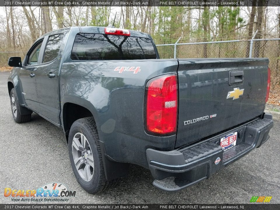 2017 Chevrolet Colorado WT Crew Cab 4x4 Graphite Metallic / Jet Black/­Dark Ash Photo #4