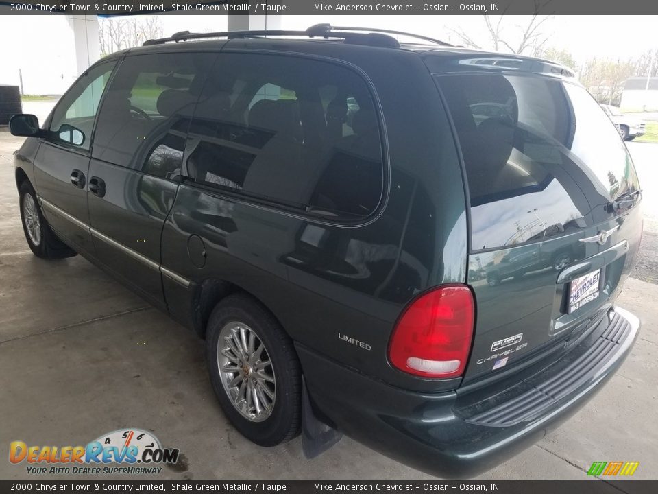 2000 Chrysler Town & Country Limited Shale Green Metallic / Taupe Photo #6