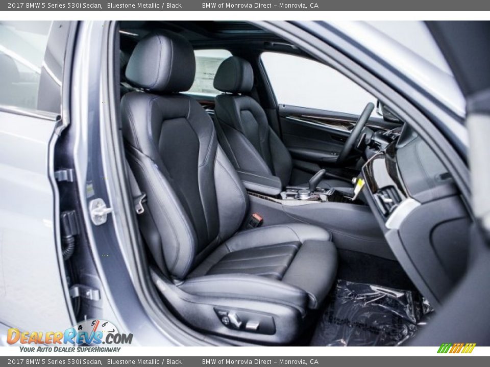 2017 BMW 5 Series 530i Sedan Bluestone Metallic / Black Photo #2