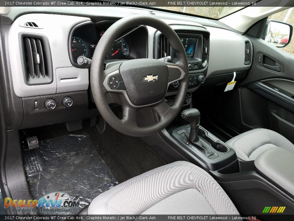 2017 Chevrolet Colorado WT Crew Cab 4x4 Graphite Metallic / Jet Black/­Dark Ash Photo #9