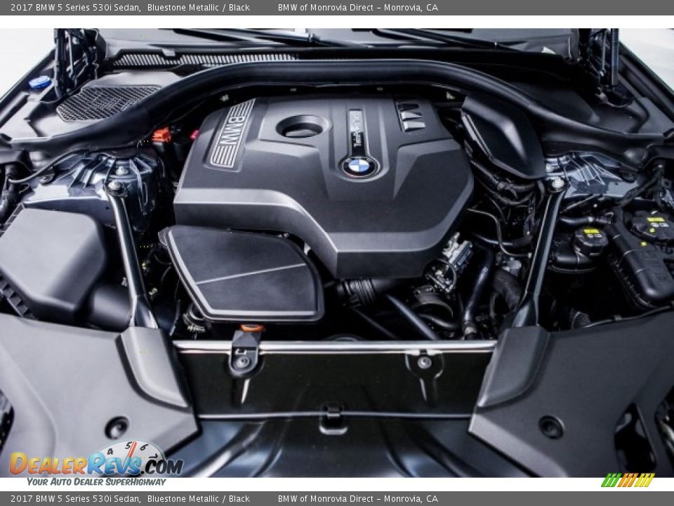 2017 BMW 5 Series 530i Sedan Bluestone Metallic / Black Photo #8