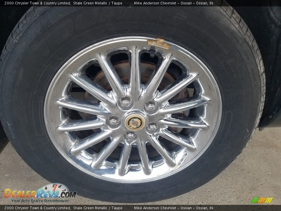 2000 Chrysler Town & Country Limited Shale Green Metallic / Taupe Photo #20