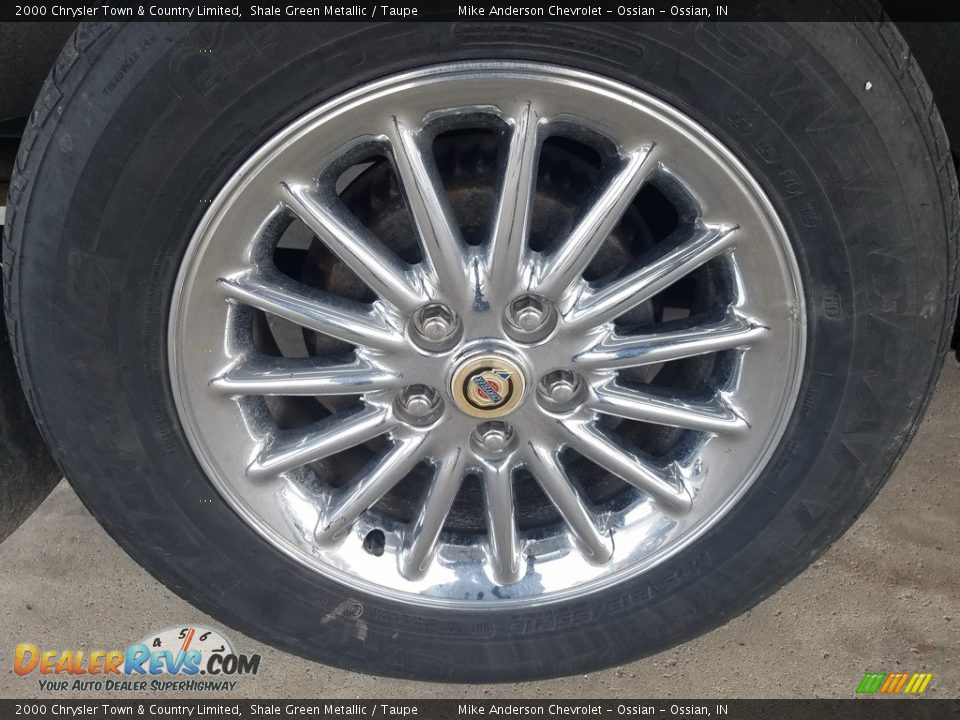 2000 Chrysler Town & Country Limited Shale Green Metallic / Taupe Photo #21