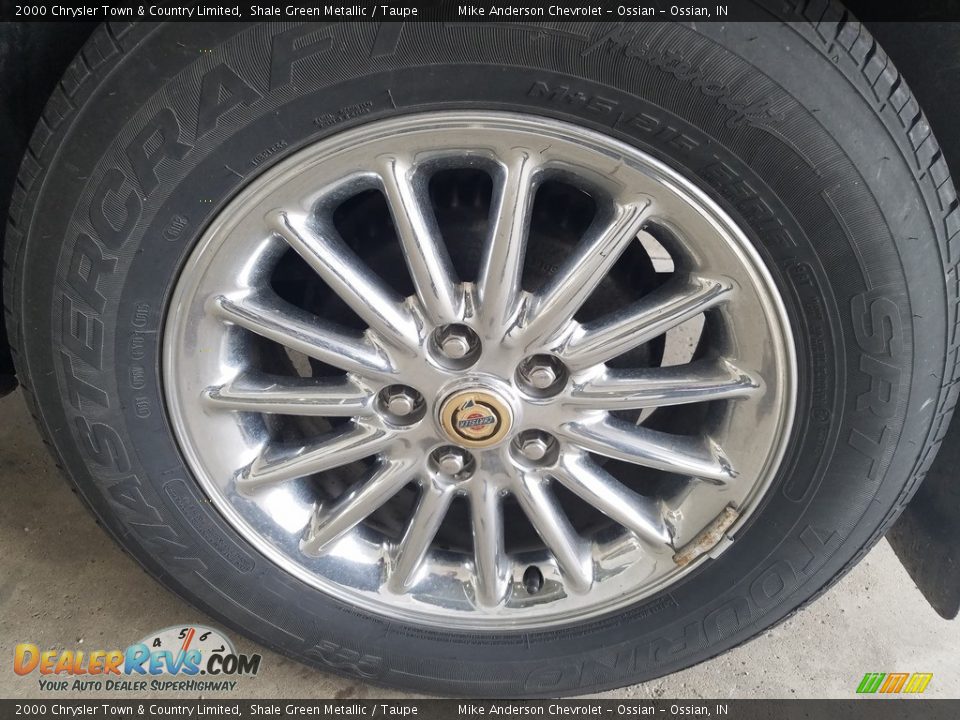 2000 Chrysler Town & Country Limited Shale Green Metallic / Taupe Photo #22