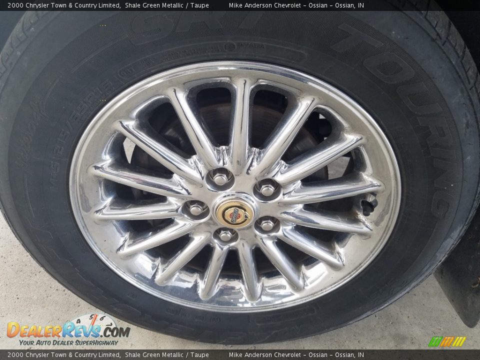 2000 Chrysler Town & Country Limited Shale Green Metallic / Taupe Photo #23