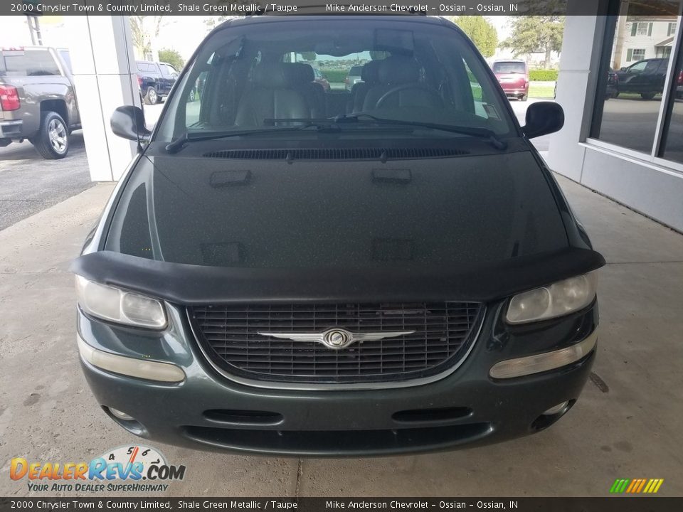 2000 Chrysler Town & Country Limited Shale Green Metallic / Taupe Photo #25