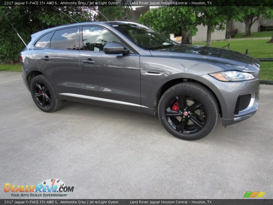 2017 Jaguar F-PACE 35t AWD S Ammonite Grey / Jet w/Light Oyster Photo #1