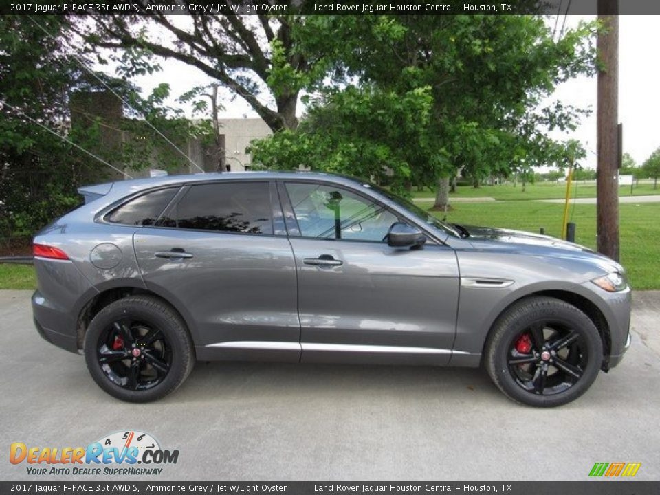 2017 Jaguar F-PACE 35t AWD S Ammonite Grey / Jet w/Light Oyster Photo #6