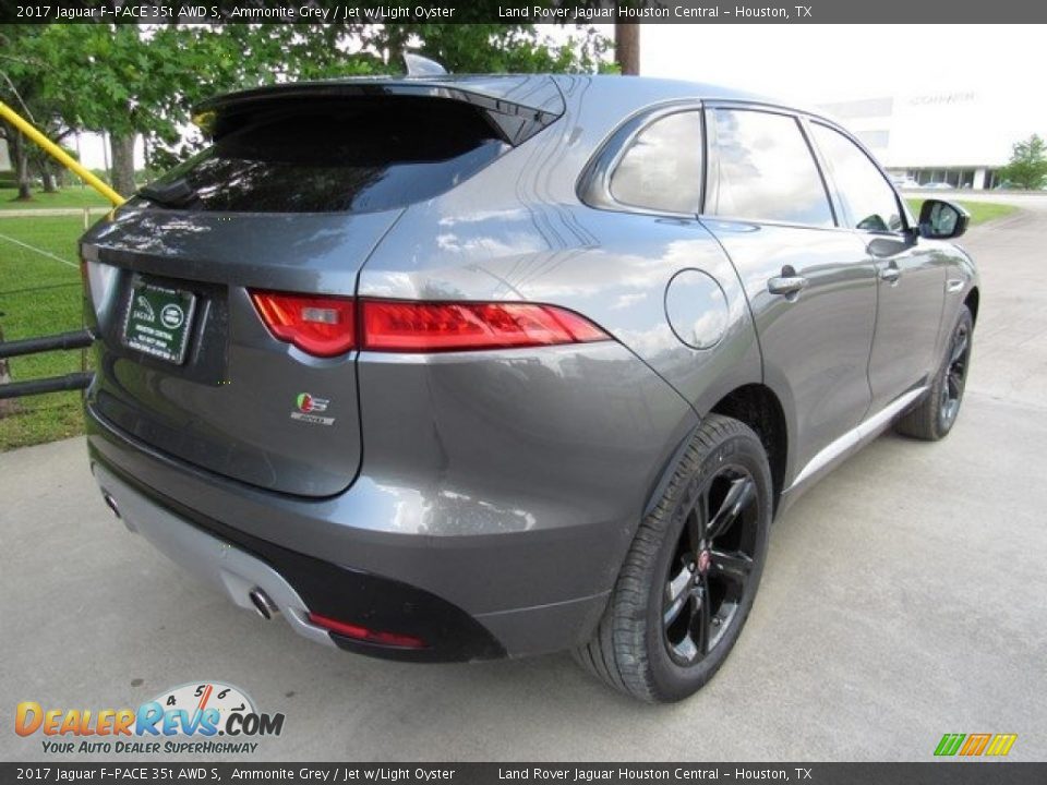 2017 Jaguar F-PACE 35t AWD S Ammonite Grey / Jet w/Light Oyster Photo #7