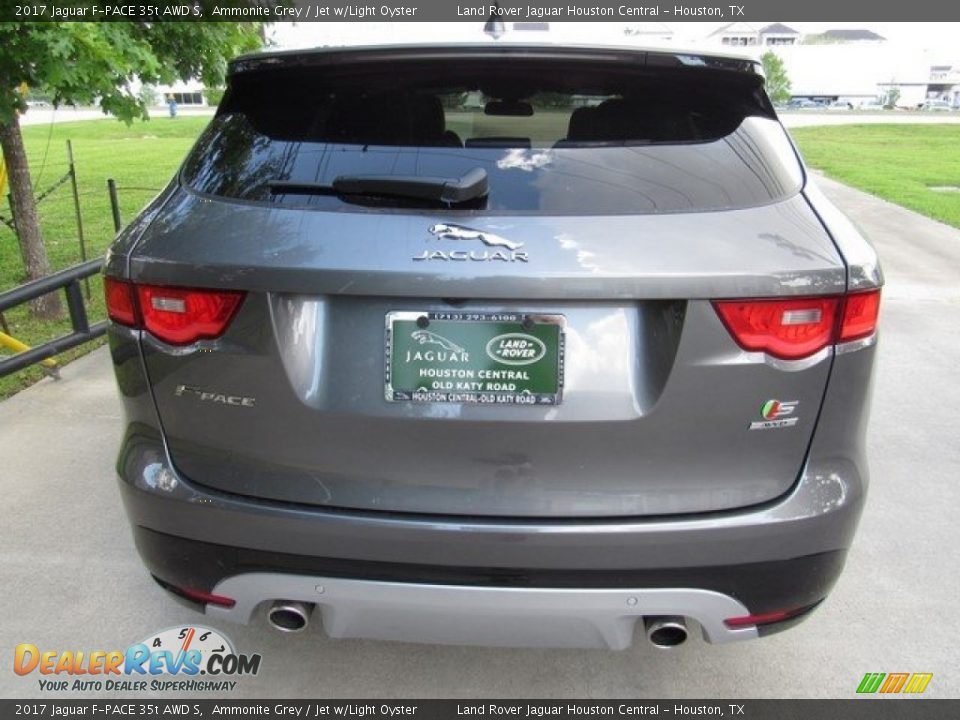 2017 Jaguar F-PACE 35t AWD S Ammonite Grey / Jet w/Light Oyster Photo #8