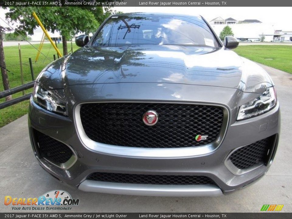 2017 Jaguar F-PACE 35t AWD S Ammonite Grey / Jet w/Light Oyster Photo #9