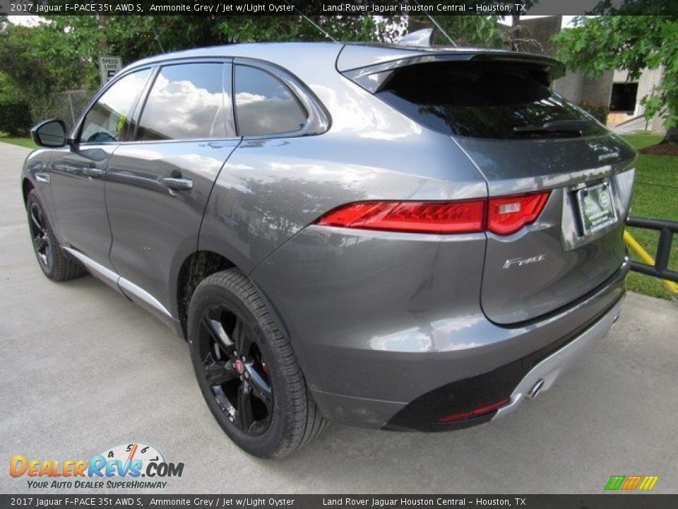 2017 Jaguar F-PACE 35t AWD S Ammonite Grey / Jet w/Light Oyster Photo #12