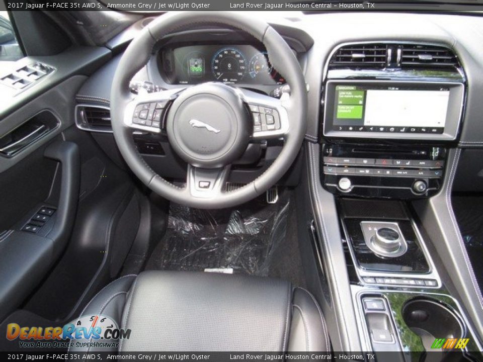 2017 Jaguar F-PACE 35t AWD S Ammonite Grey / Jet w/Light Oyster Photo #13