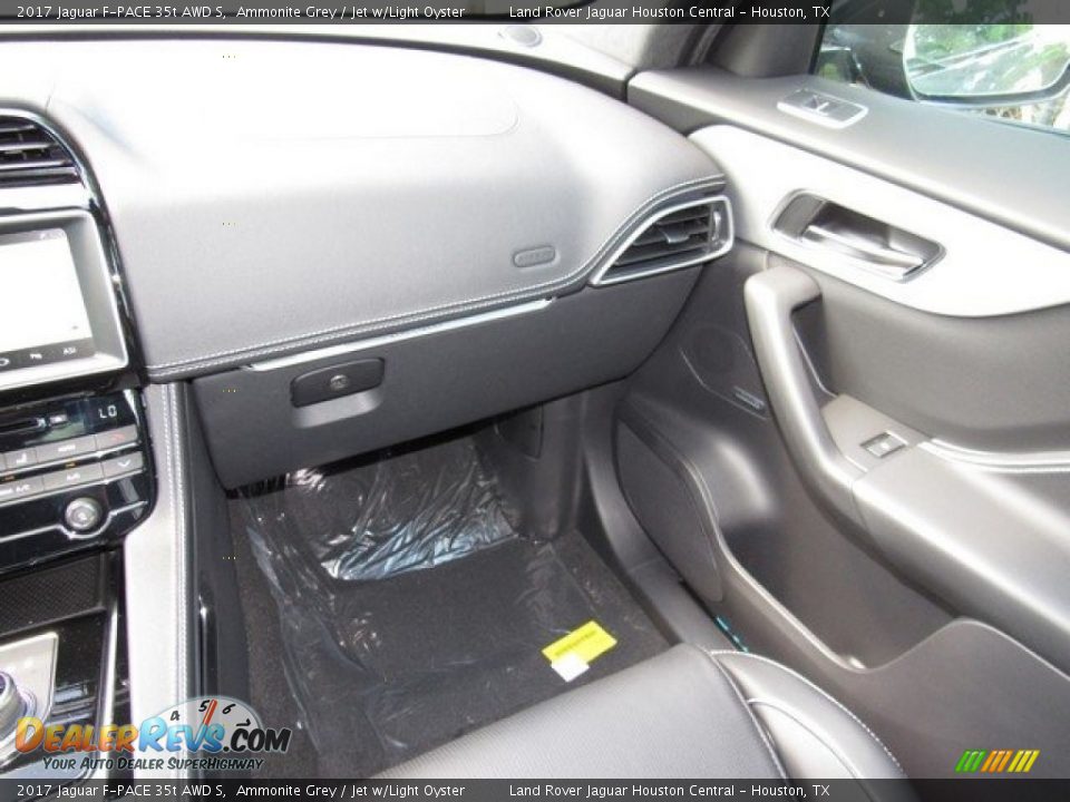 2017 Jaguar F-PACE 35t AWD S Ammonite Grey / Jet w/Light Oyster Photo #14
