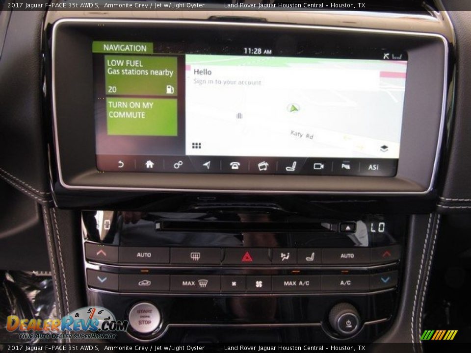 2017 Jaguar F-PACE 35t AWD S Ammonite Grey / Jet w/Light Oyster Photo #20
