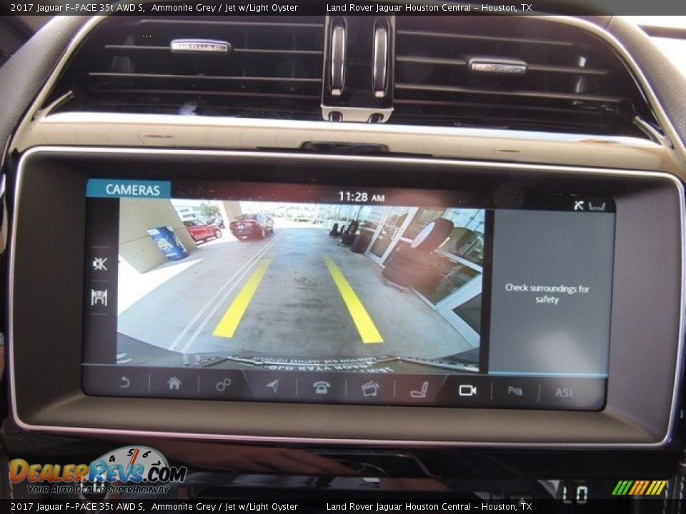 2017 Jaguar F-PACE 35t AWD S Ammonite Grey / Jet w/Light Oyster Photo #21