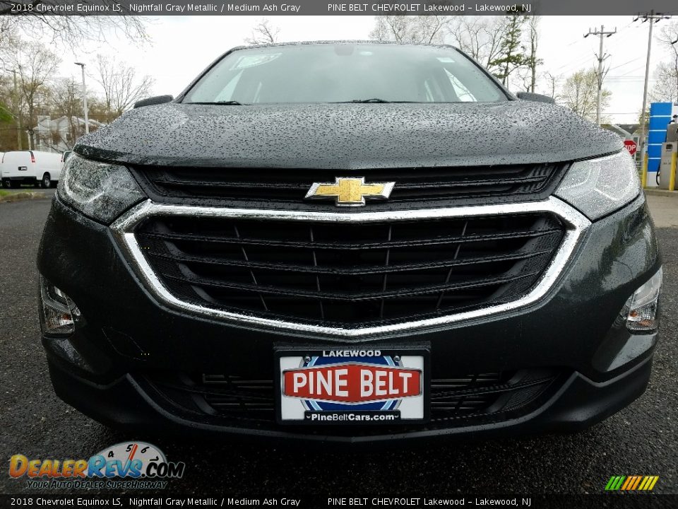 2018 Chevrolet Equinox LS Nightfall Gray Metallic / Medium Ash Gray Photo #2