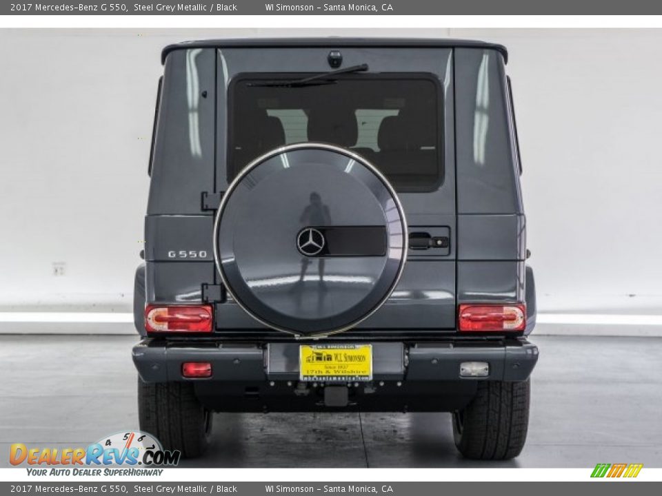 2017 Mercedes-Benz G 550 Steel Grey Metallic / Black Photo #4