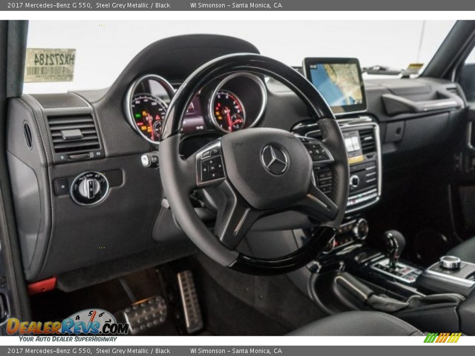 2017 Mercedes-Benz G 550 Steel Grey Metallic / Black Photo #5