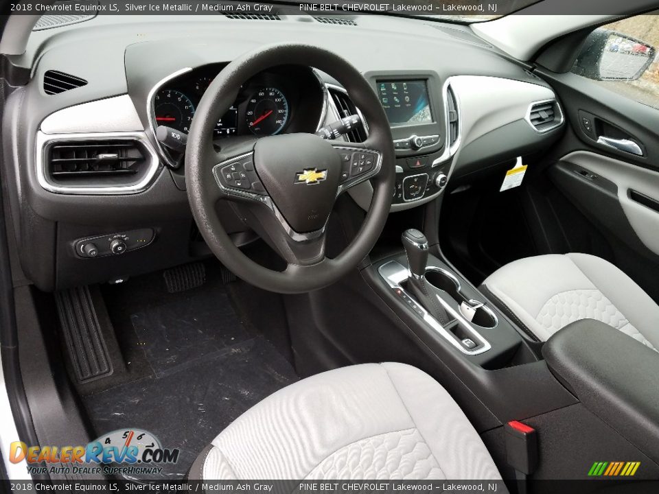 Medium Ash Gray Interior - 2018 Chevrolet Equinox LS Photo #9
