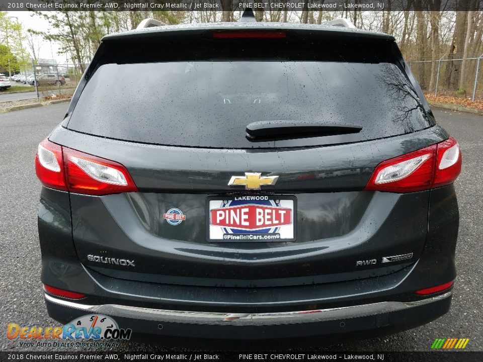 2018 Chevrolet Equinox Premier AWD Nightfall Gray Metallic / Jet Black Photo #5