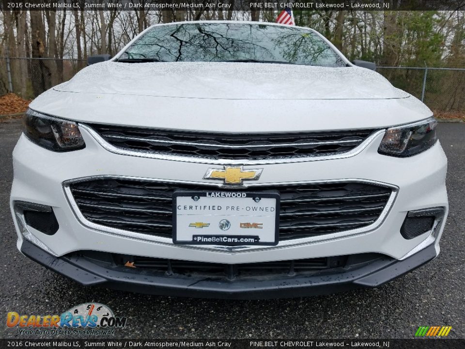 2016 Chevrolet Malibu LS Summit White / Dark Atmosphere/Medium Ash Gray Photo #2