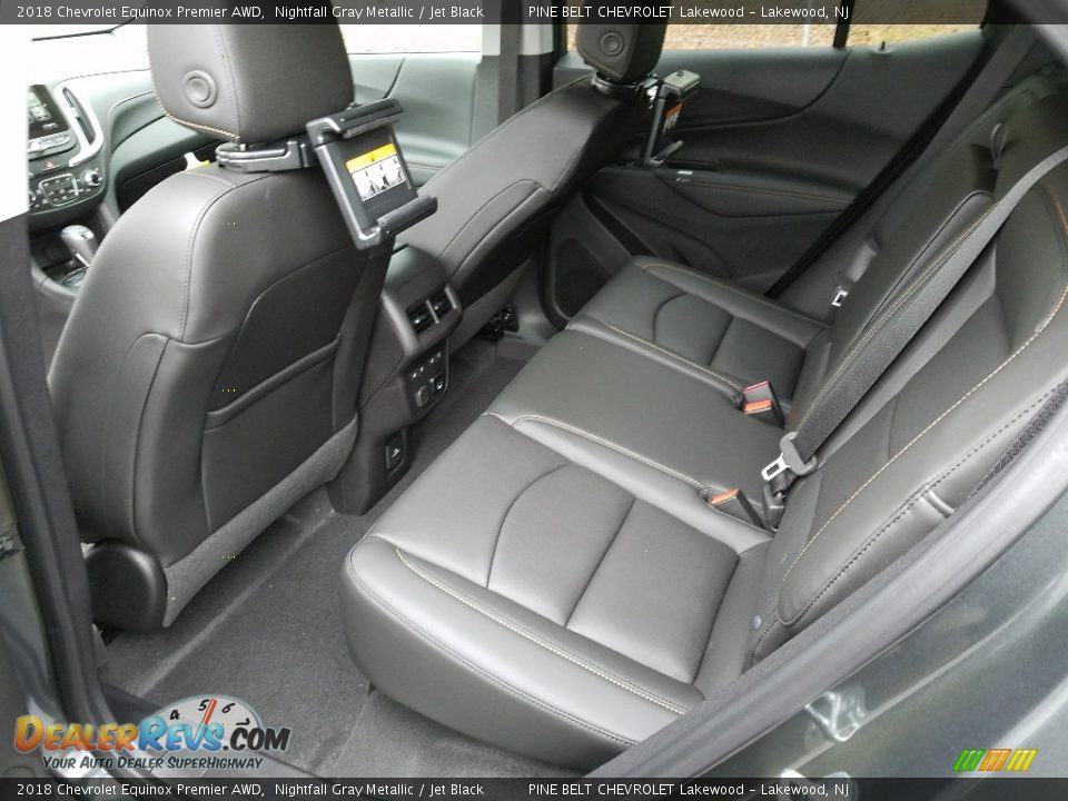 Rear Seat of 2018 Chevrolet Equinox Premier AWD Photo #8