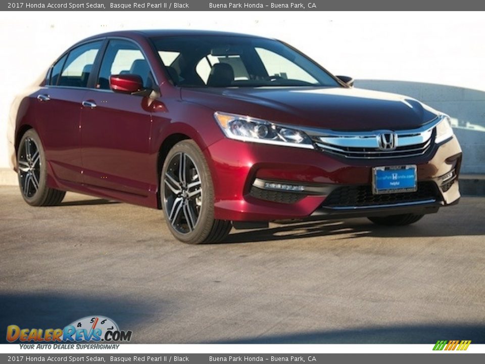2017 Honda Accord Sport Sedan Basque Red Pearl II / Black Photo #1