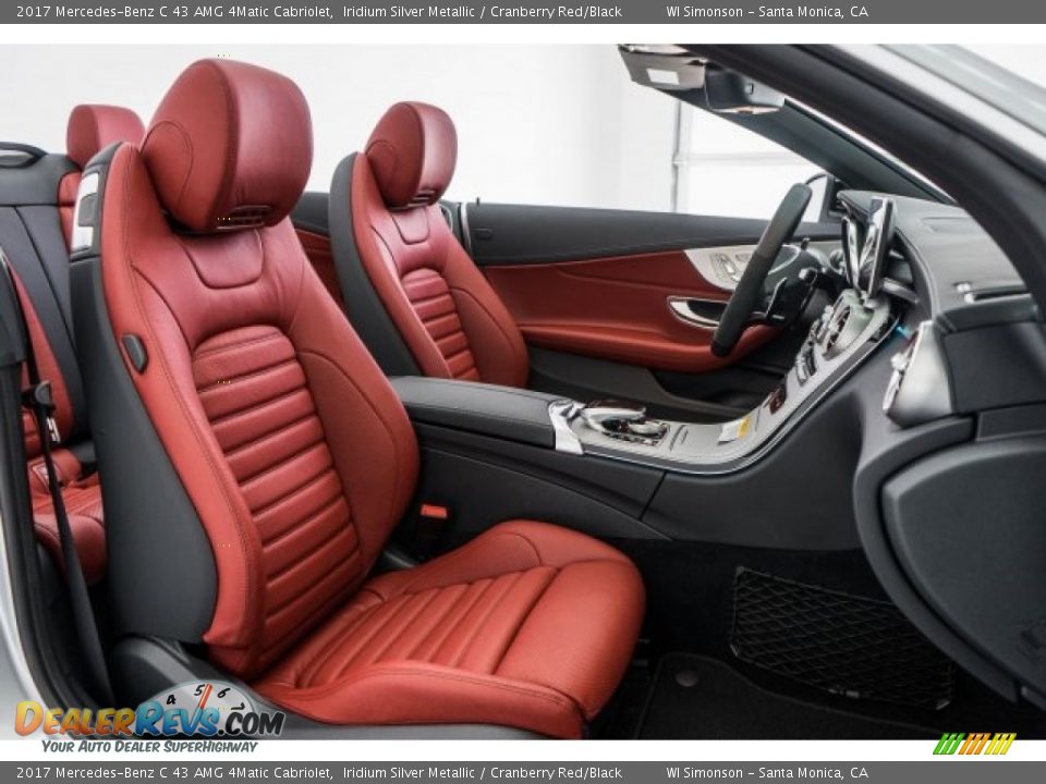 Cranberry Red/Black Interior - 2017 Mercedes-Benz C 43 AMG 4Matic Cabriolet Photo #2