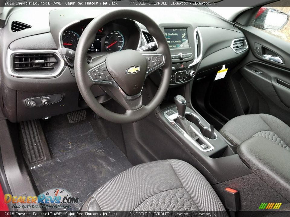 Jet Black Interior - 2018 Chevrolet Equinox LT AWD Photo #9