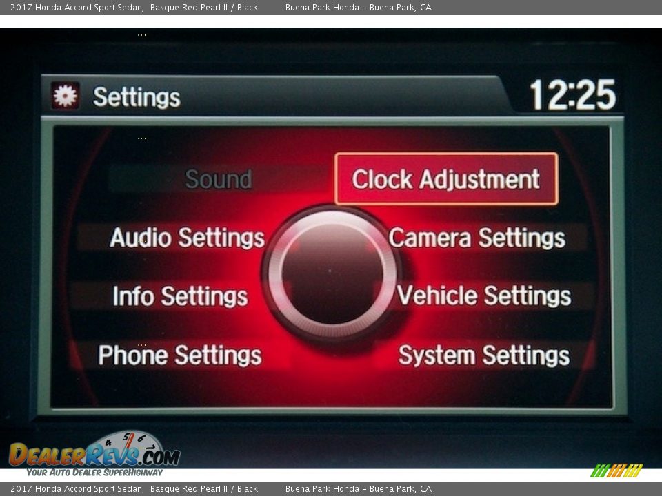 2017 Honda Accord Sport Sedan Basque Red Pearl II / Black Photo #14