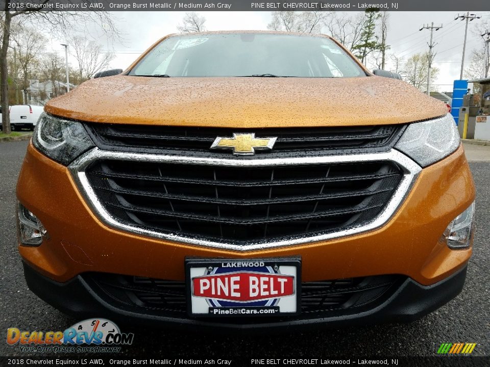 2018 Chevrolet Equinox LS AWD Orange Burst Metallic / Medium Ash Gray Photo #2
