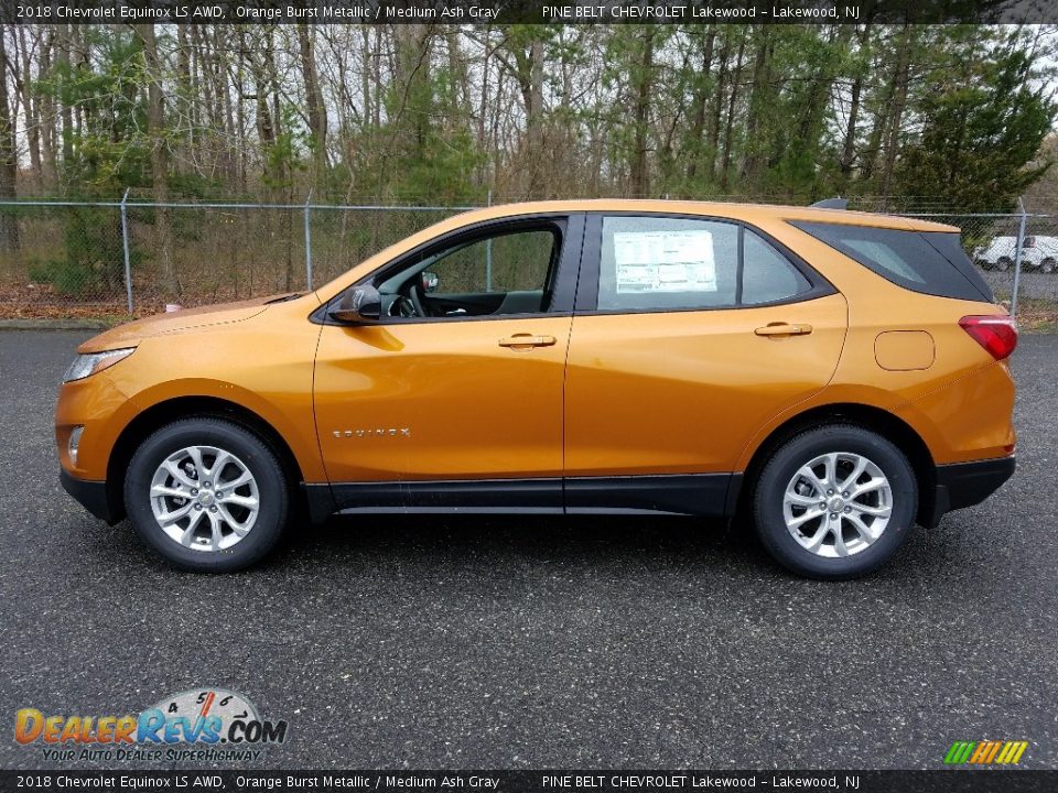 Orange Burst Metallic 2018 Chevrolet Equinox LS AWD Photo #3