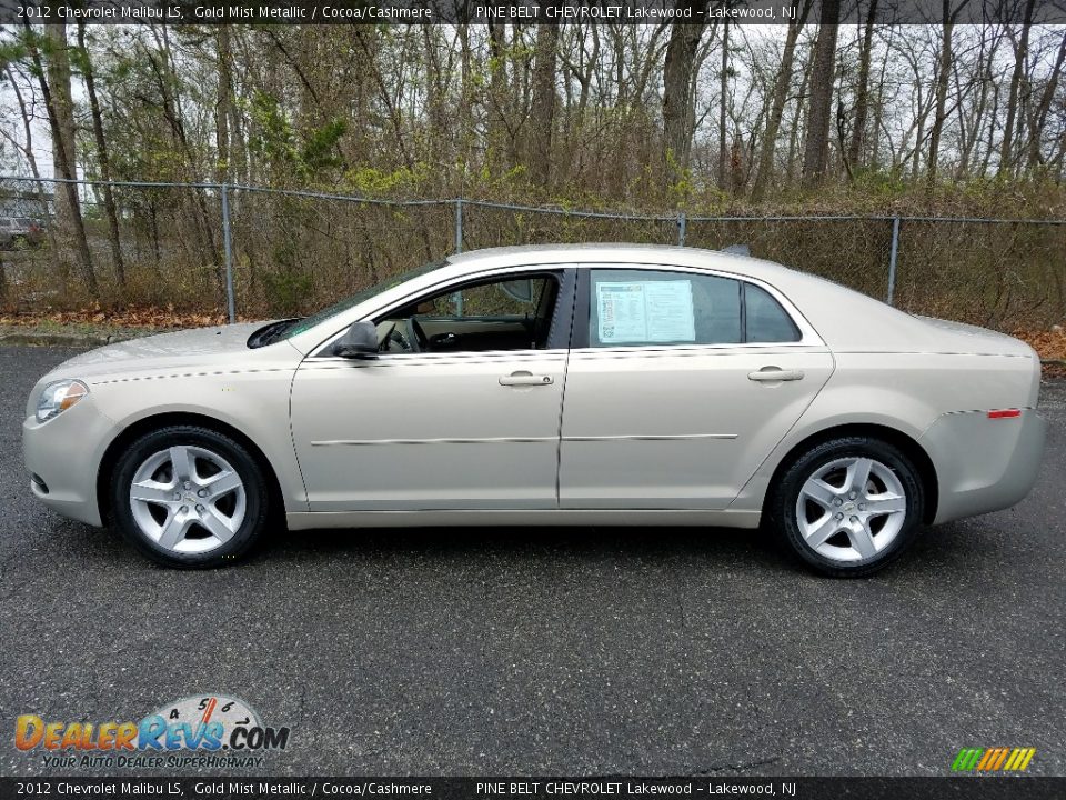 2012 Chevrolet Malibu LS Gold Mist Metallic / Cocoa/Cashmere Photo #4