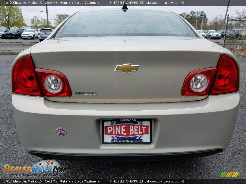 2012 Chevrolet Malibu LS Gold Mist Metallic / Cocoa/Cashmere Photo #6